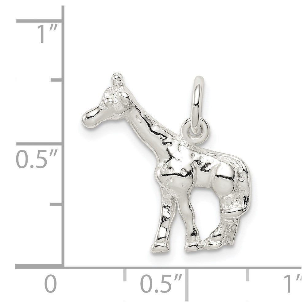 Sterlingsilber Giraffe Charm