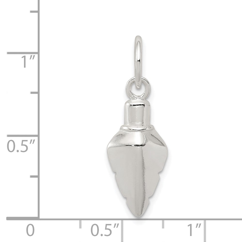Sterlingsilber Poliert Arrowhead Charm