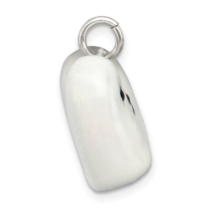 Sterlingsilber Emailliert Maltese Charm