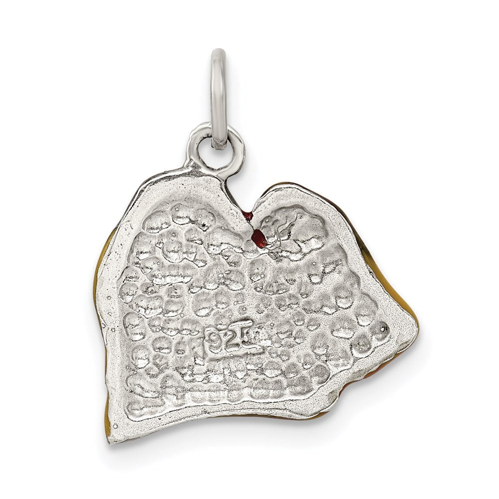 Sterlingsilber Emailliert Profile Shih Tzu Charm