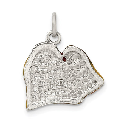 Sterlingsilber Emailliert Profile Shih Tzu Charm