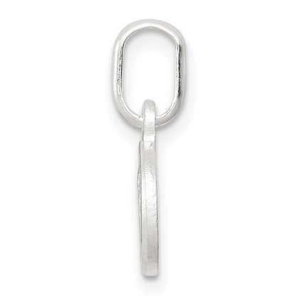 Sterlingsilber Rhodiniert Satiniert Engel Charm