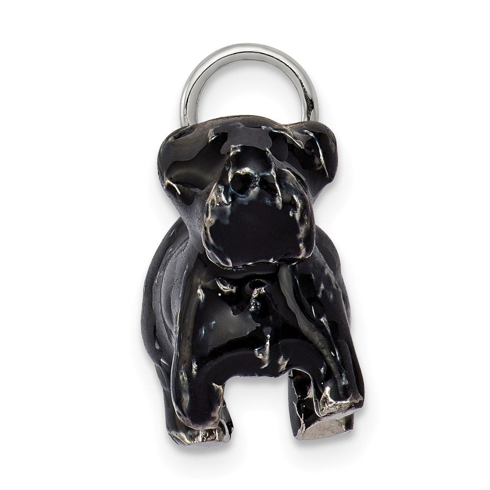 Sterlingsilber Emailliert Groß Scottish Terrier Charm