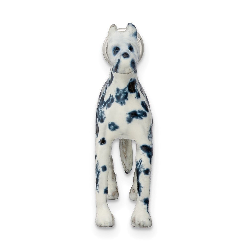 Sterlingsilber Emailliert Great Dane Charm