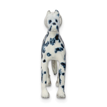 Sterlingsilber Emailliert Great Dane Charm