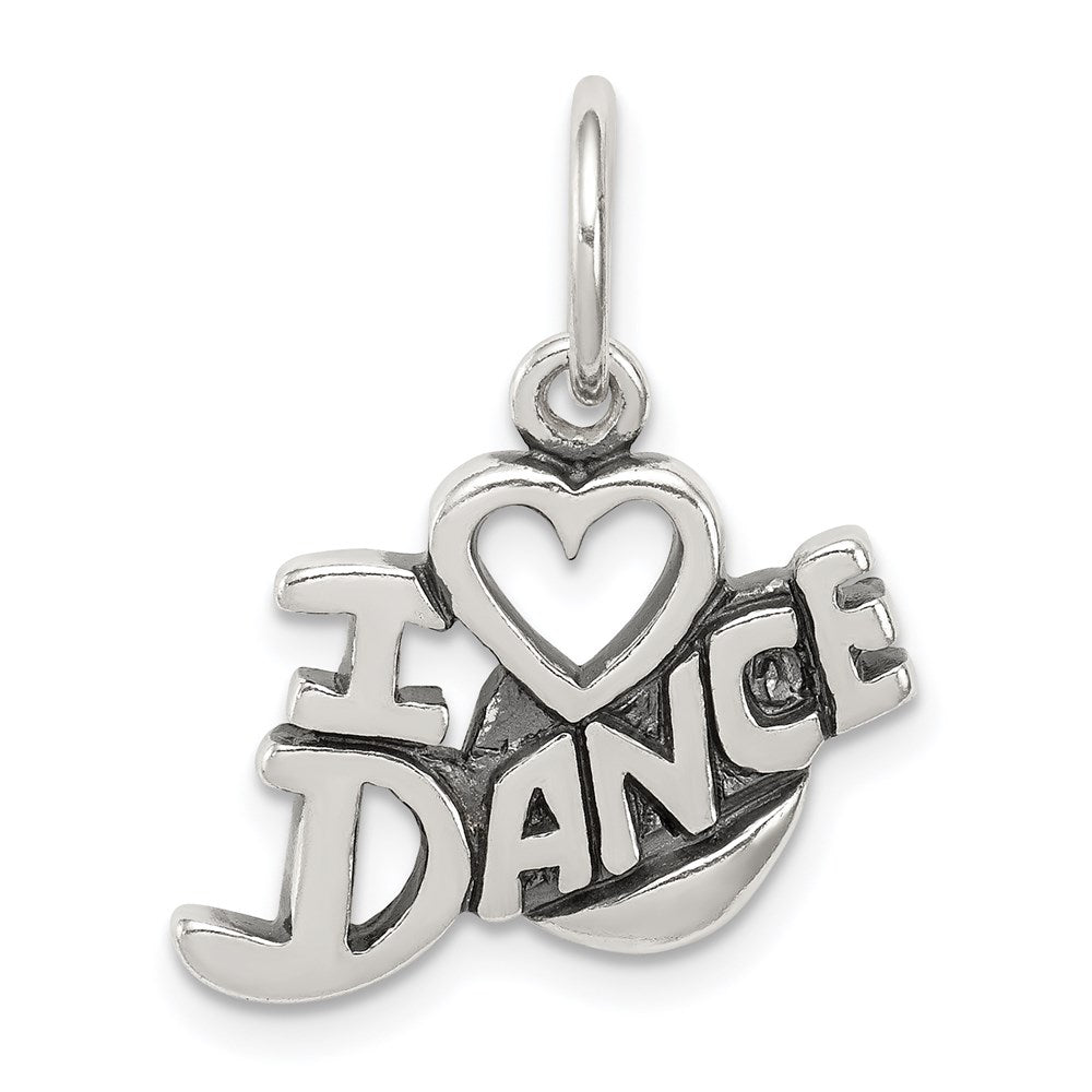 Sterlingsilber Antikisiert I Liebe Tanz Charm