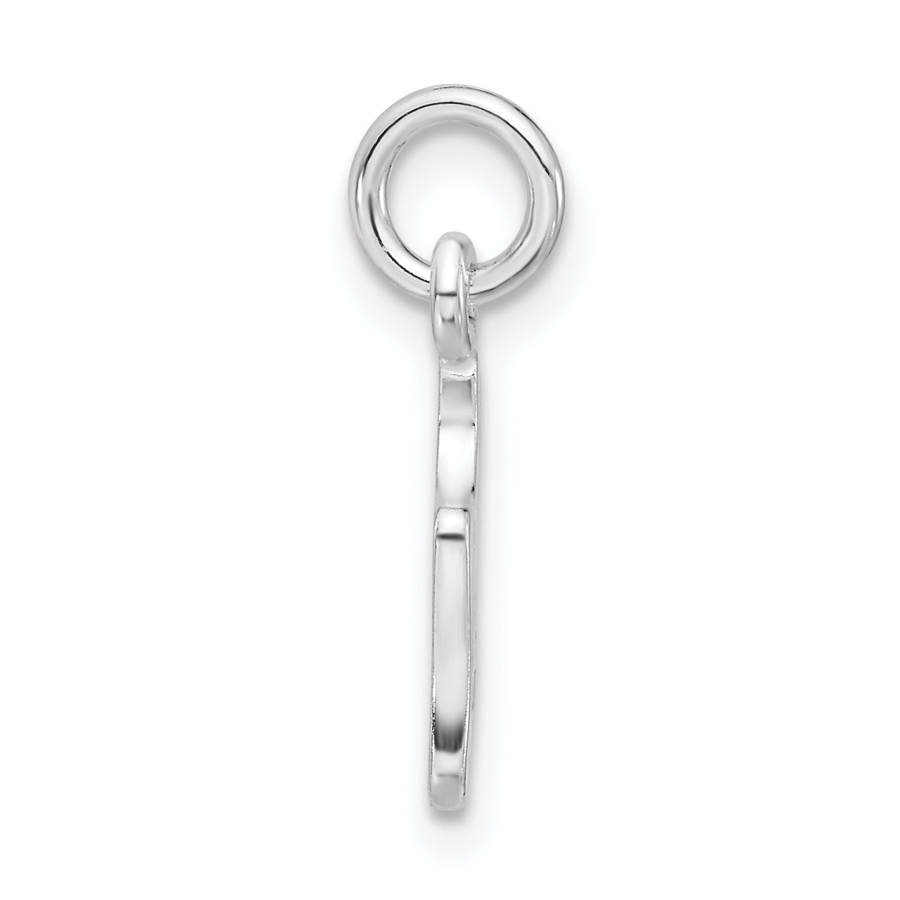 Sterlingsilber Lila & Weiß Emailliert Sneaker Charm