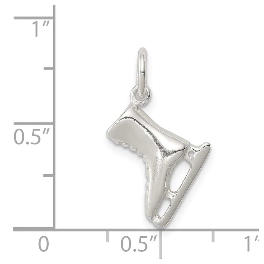 Sterlingsilber Eis Skate Charm