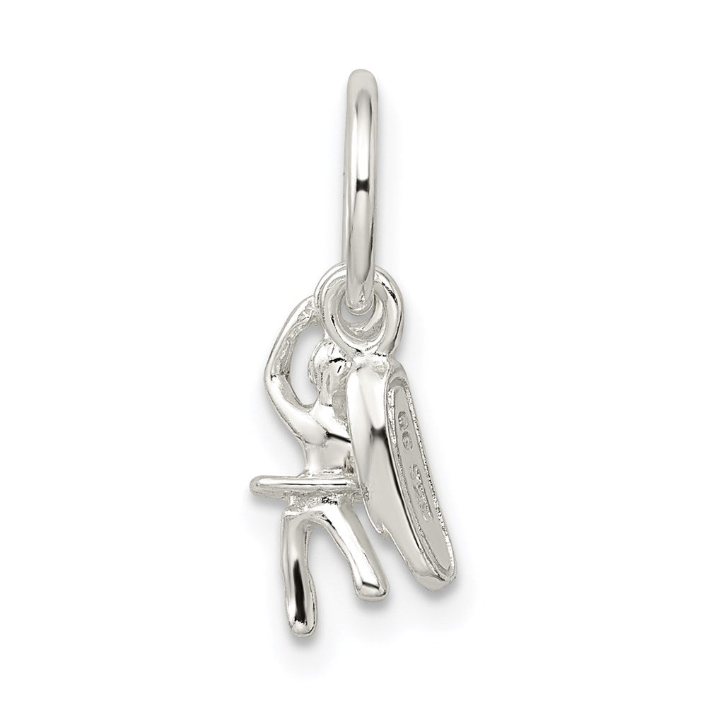 Sterlingsilber Ballerina & Schuh Charm