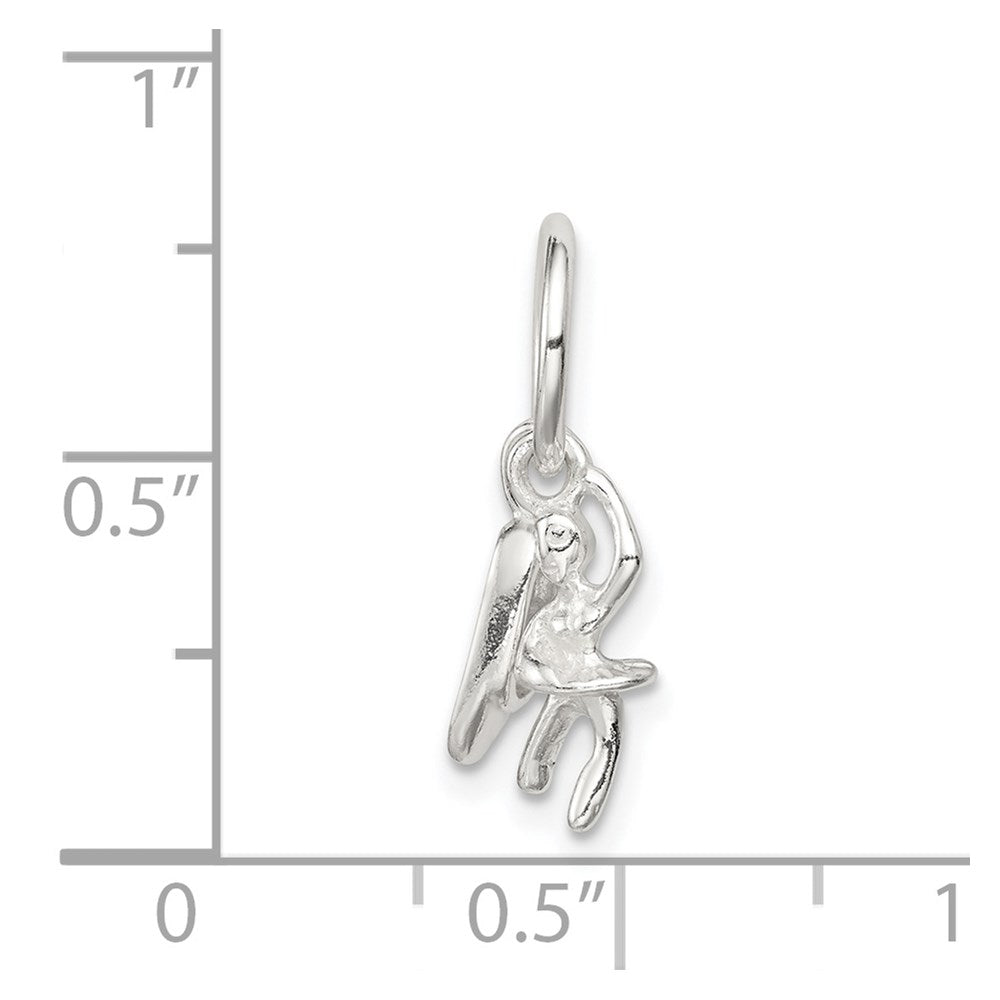 Sterlingsilber Ballerina & Schuh Charm