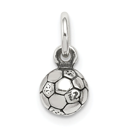Sterlingsilber Antikisiert Fußball Kugel Char