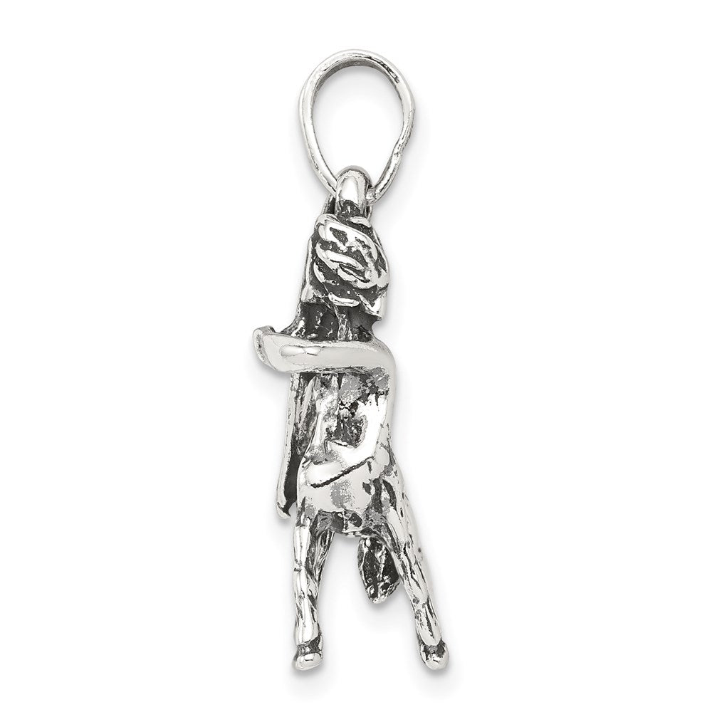 Sterlingsilber Antikisiert Sagittarius Tierkreis Anhänger