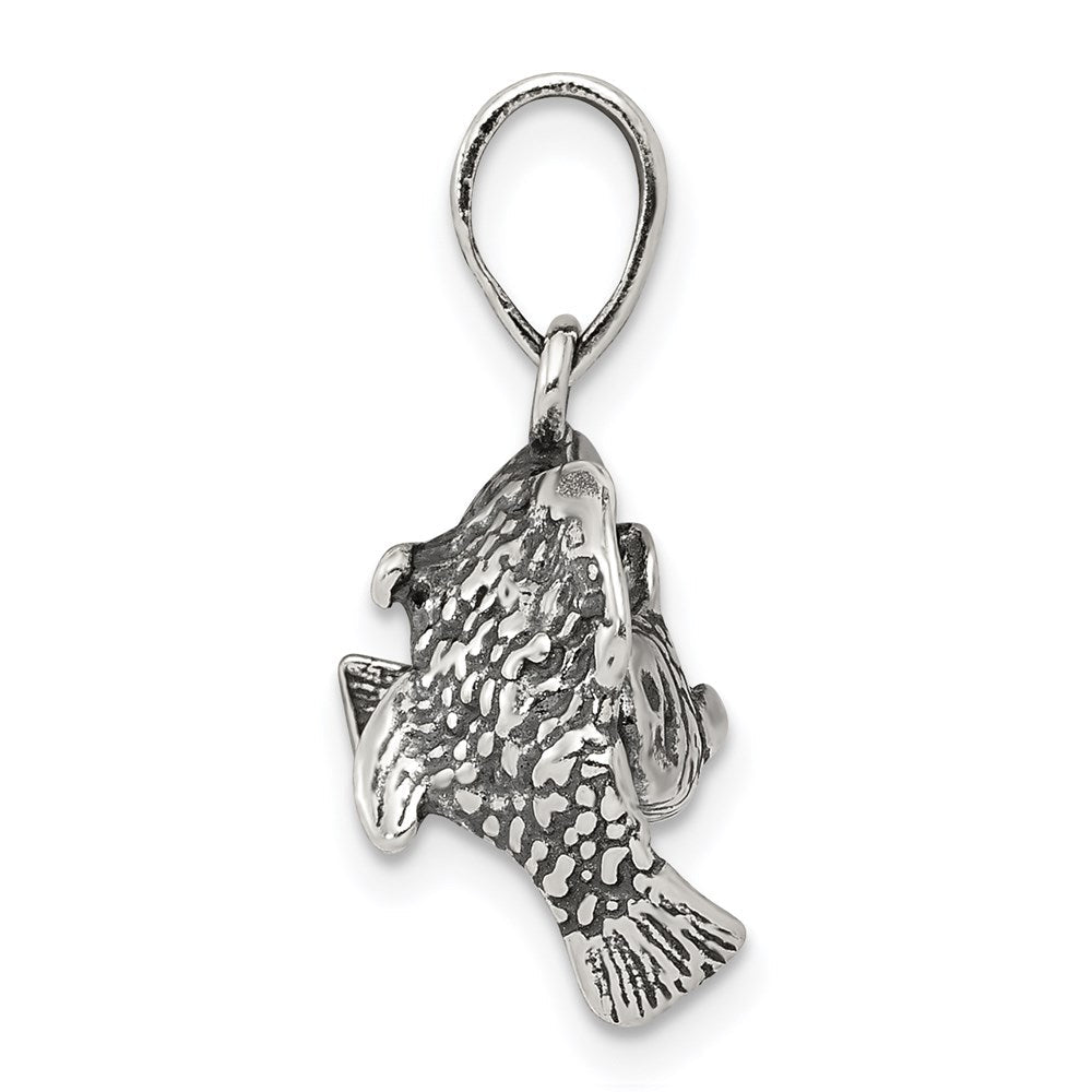 Sterlingsilber Antikisiert Pisces Tierkreis Anhänger