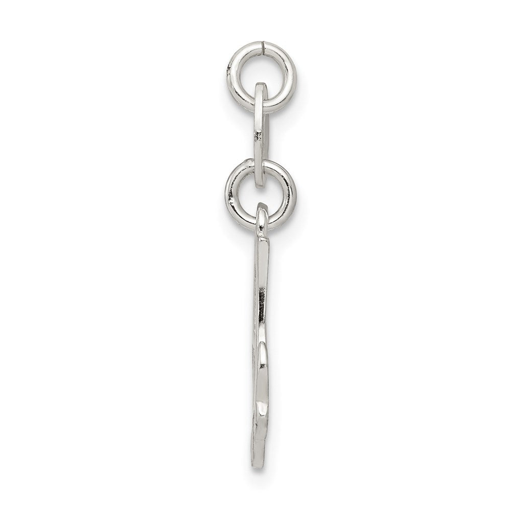 Sterlingsilber Buchstabe A Initiale Charm