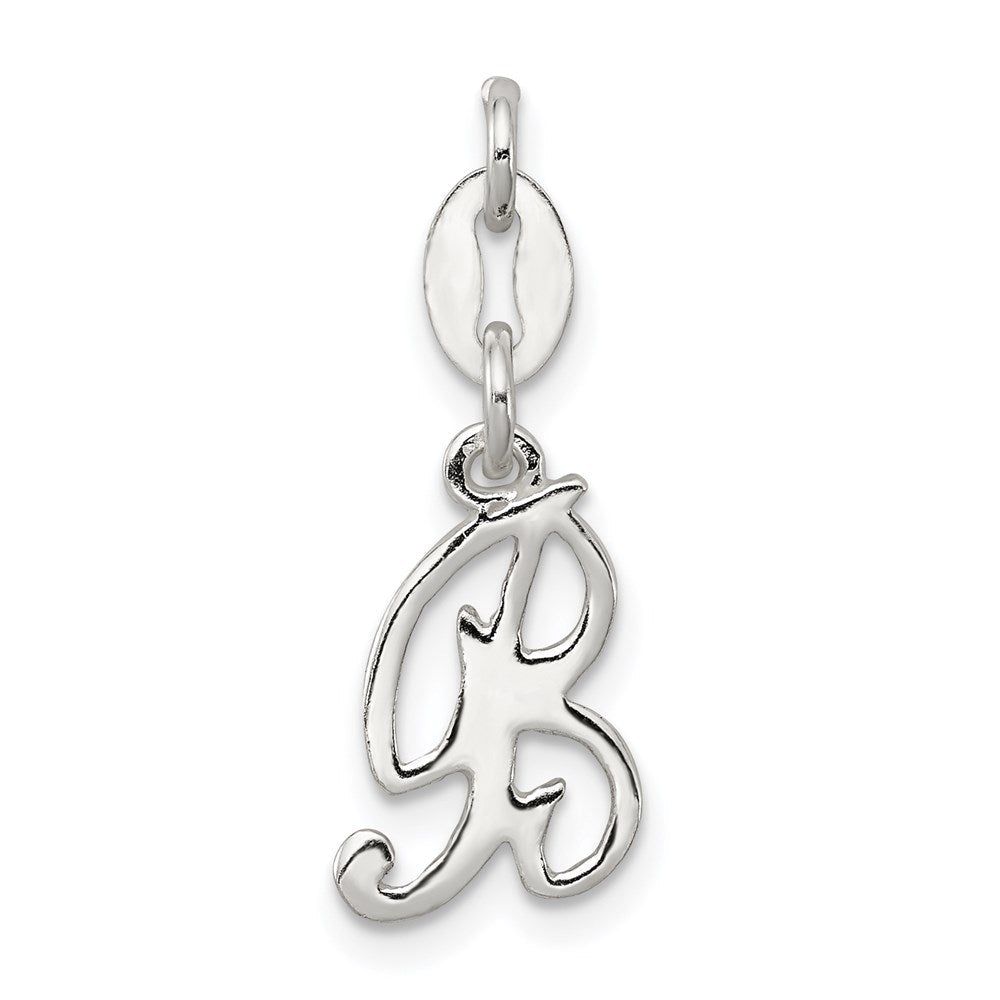 Sterlingsilber Buchstabe B Initiale Charm