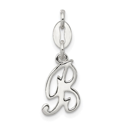Sterlingsilber Buchstabe B Initiale Charm