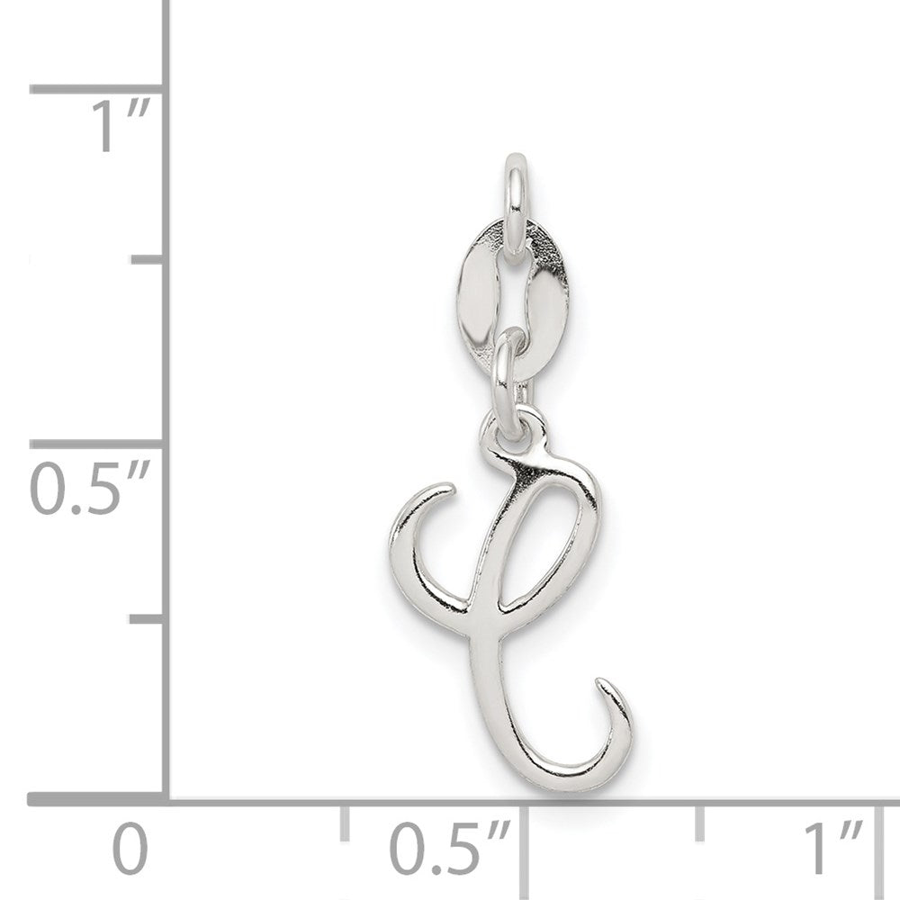 Sterlingsilber Buchstabe C Initiale Charm