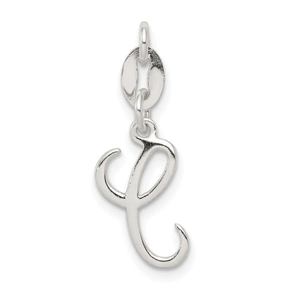 Sterlingsilber Buchstabe C Initiale Charm