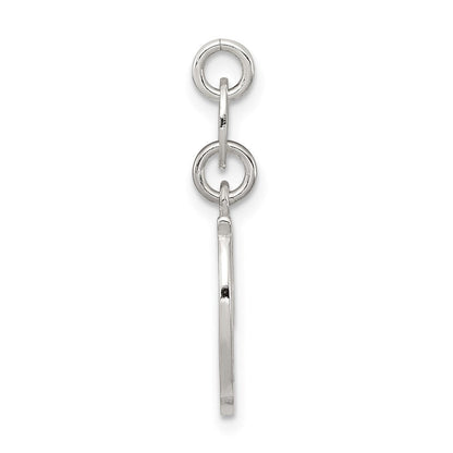 Sterlingsilber Buchstabe D Initiale Charm