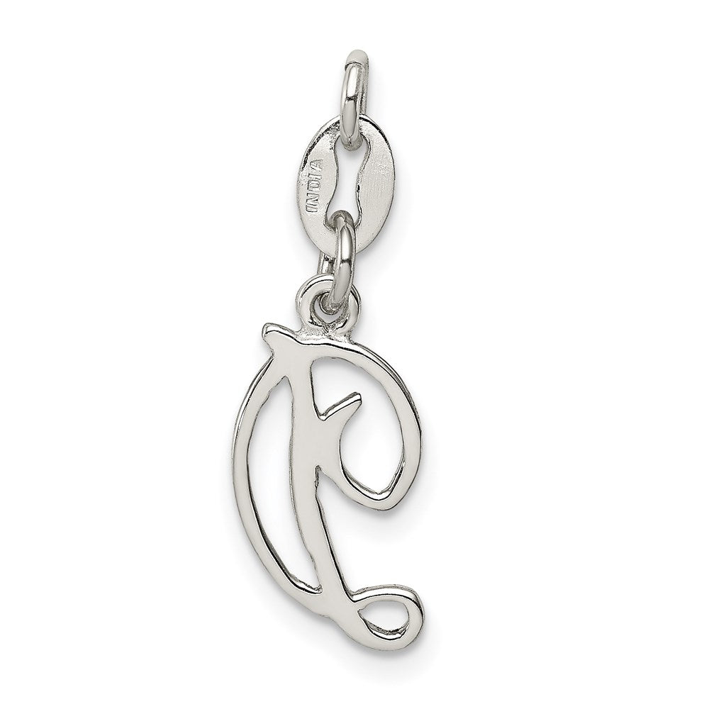 Sterlingsilber Buchstabe D Initiale Charm