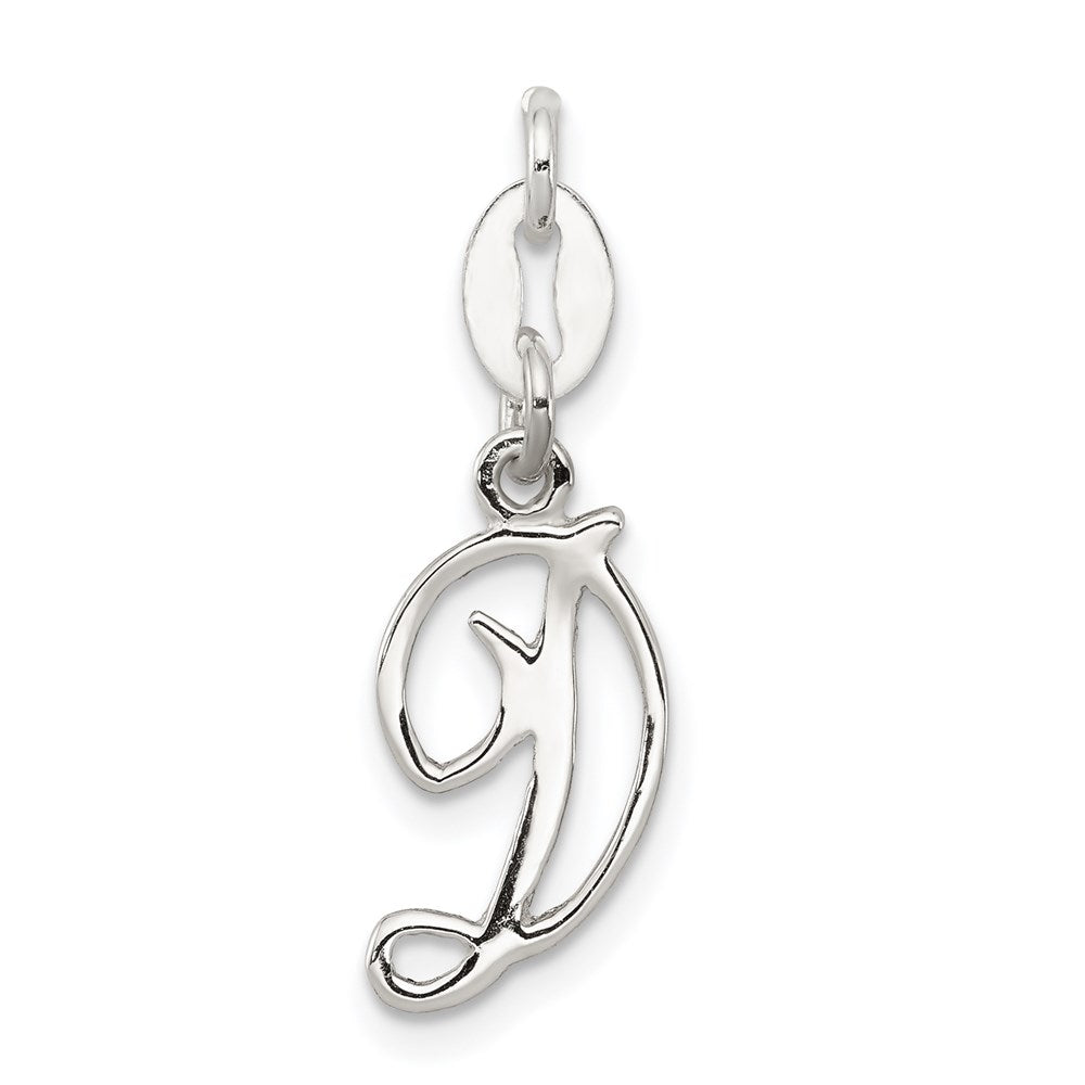 Sterlingsilber Buchstabe D Initiale Charm