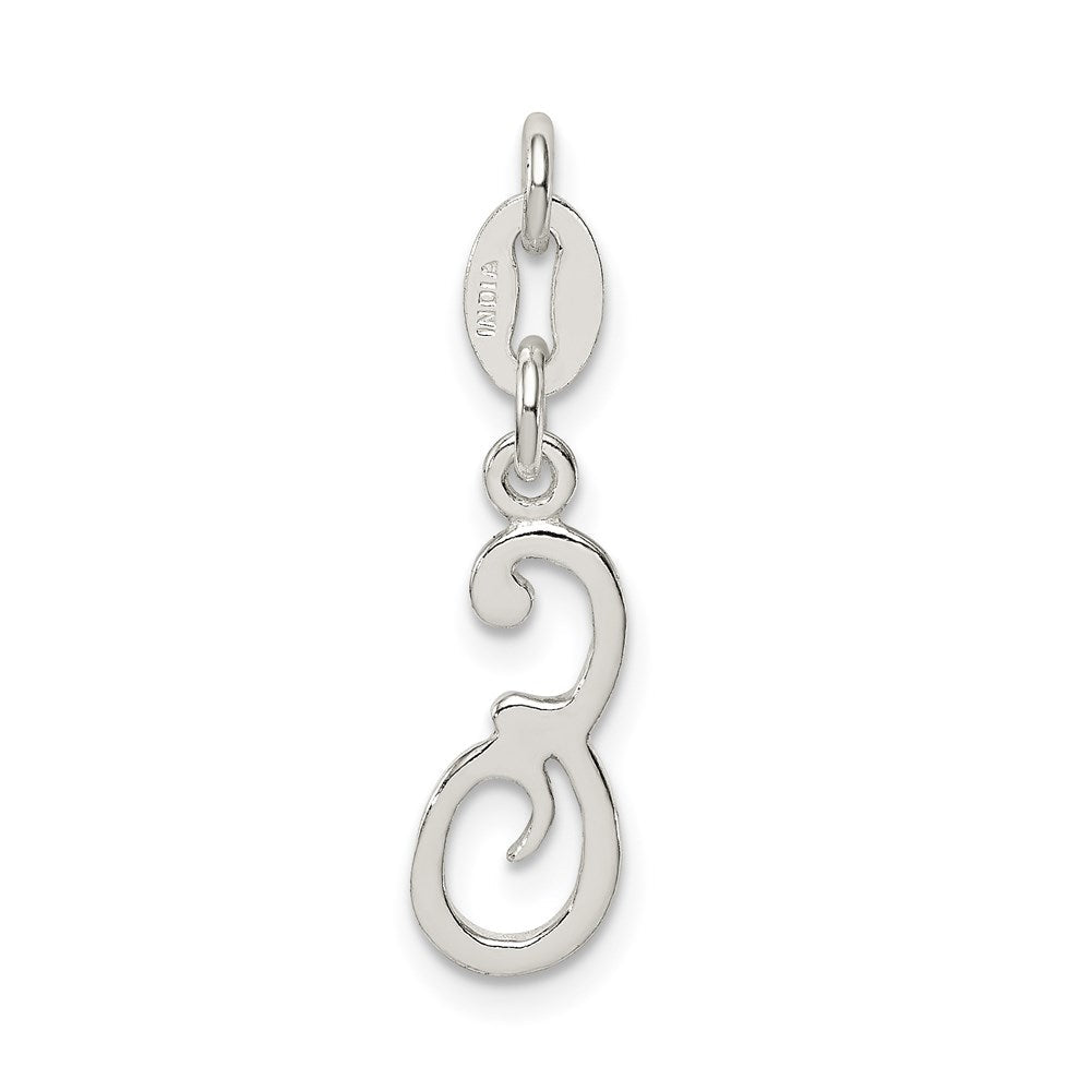 Sterlingsilber Buchstabe E Initiale Charm