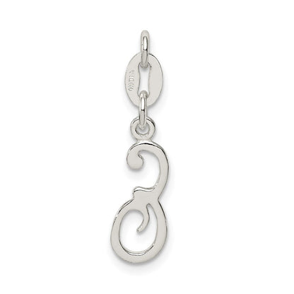 Sterlingsilber Buchstabe E Initiale Charm