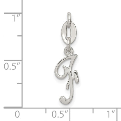 Sterlingsilber Buchstabe F Initiale Charm