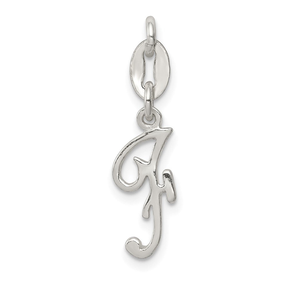 Sterlingsilber Buchstabe F Initiale Charm