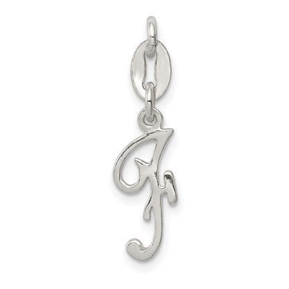 Sterlingsilber Buchstabe F Initiale Charm