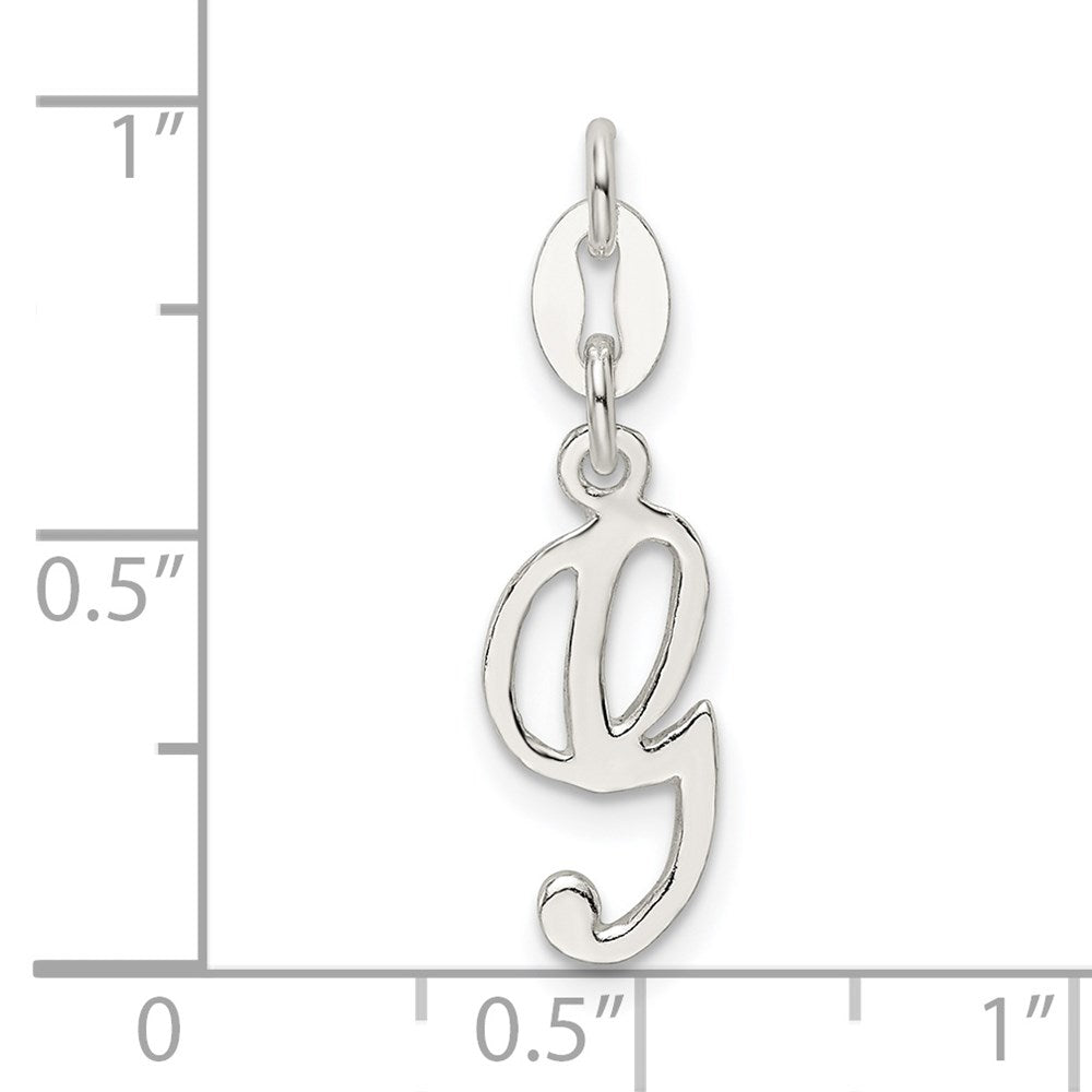 Sterlingsilber Buchstabe G Initiale Charm