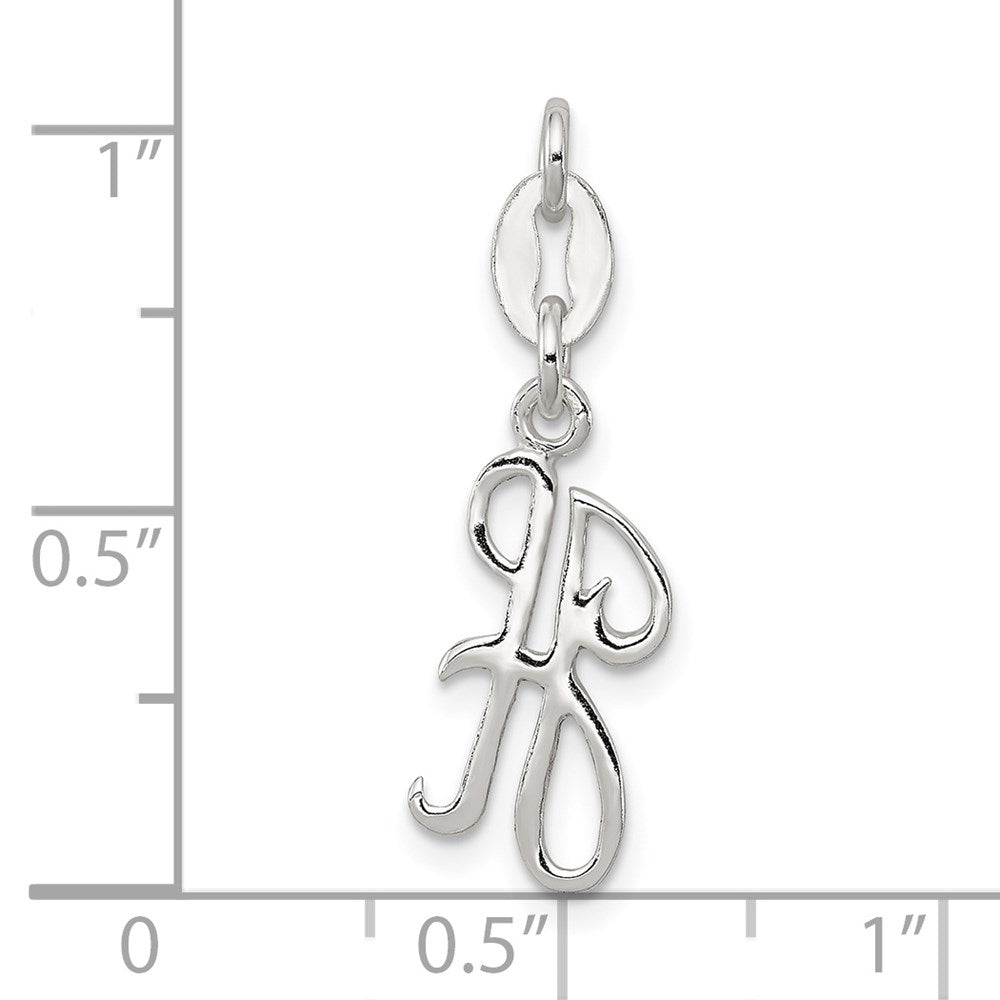 Sterlingsilber Buchstabe H Initiale Charm