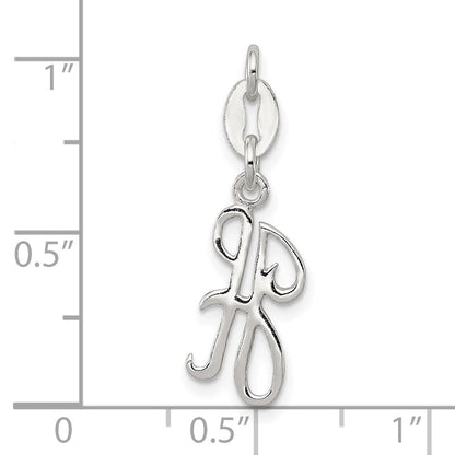Sterlingsilber Buchstabe H Initiale Charm