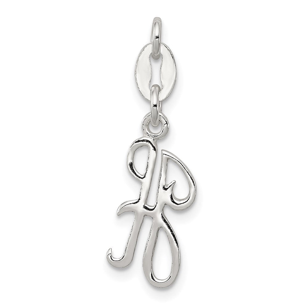 Sterlingsilber Buchstabe H Initiale Charm