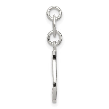 Sterlingsilber Buchstabe I Initiale Charm