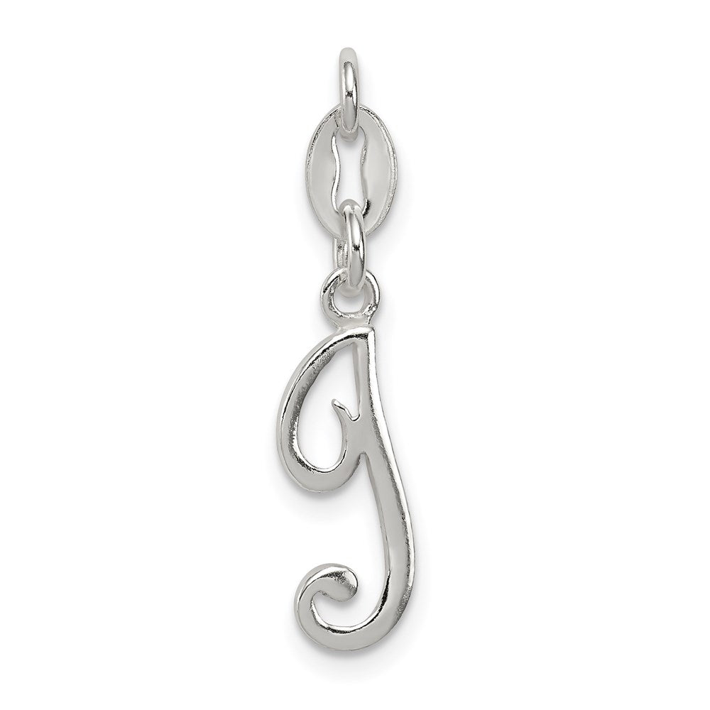 Sterlingsilber Buchstabe I Initiale Charm