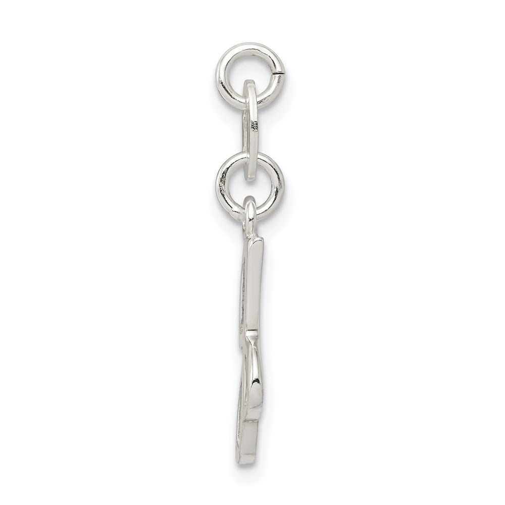 Sterlingsilber Buchstabe J Initiale Charm