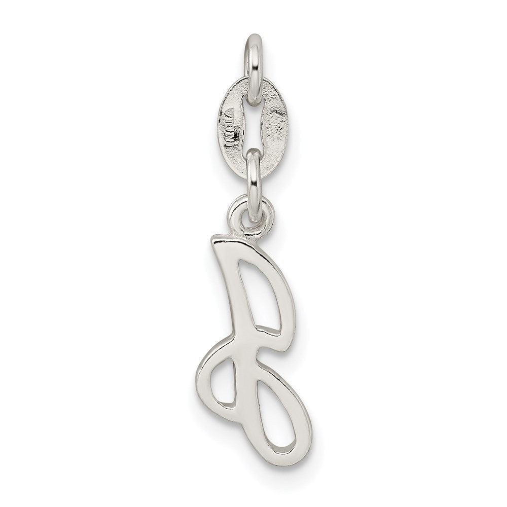 Sterlingsilber Buchstabe J Initiale Charm