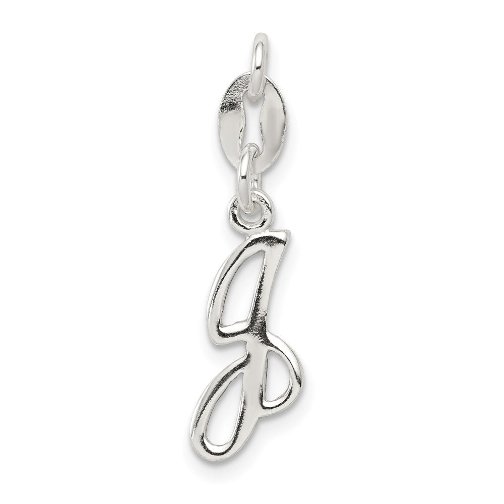 Sterlingsilber Buchstabe J Initiale Charm