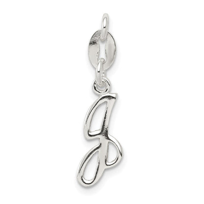 Sterlingsilber Buchstabe J Initiale Charm