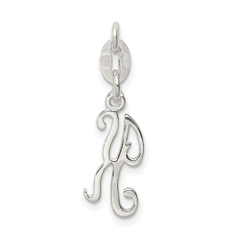Sterlingsilber Buchstabe K Initiale Charm