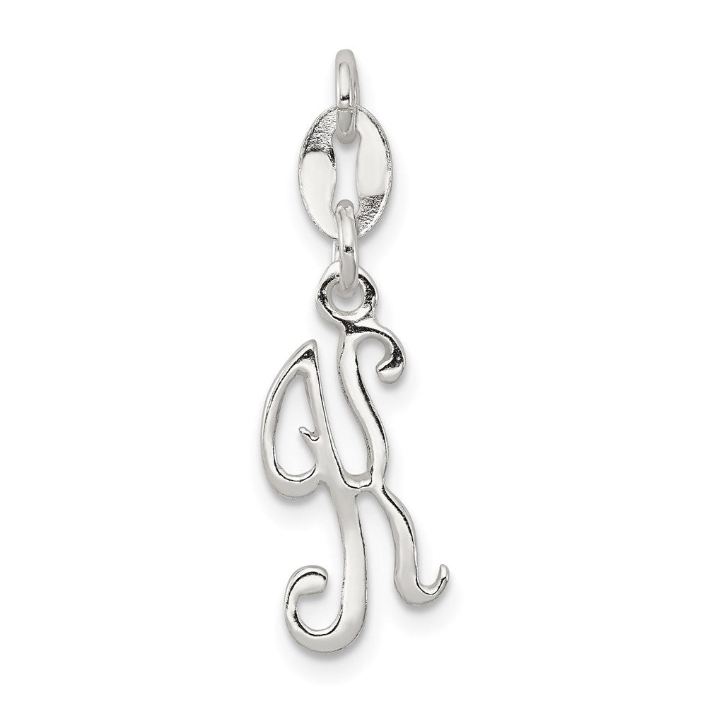 Sterlingsilber Buchstabe K Initiale Charm