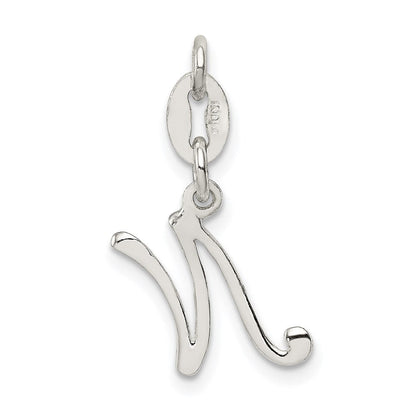 Sterlingsilber Buchstabe N Initiale Charm