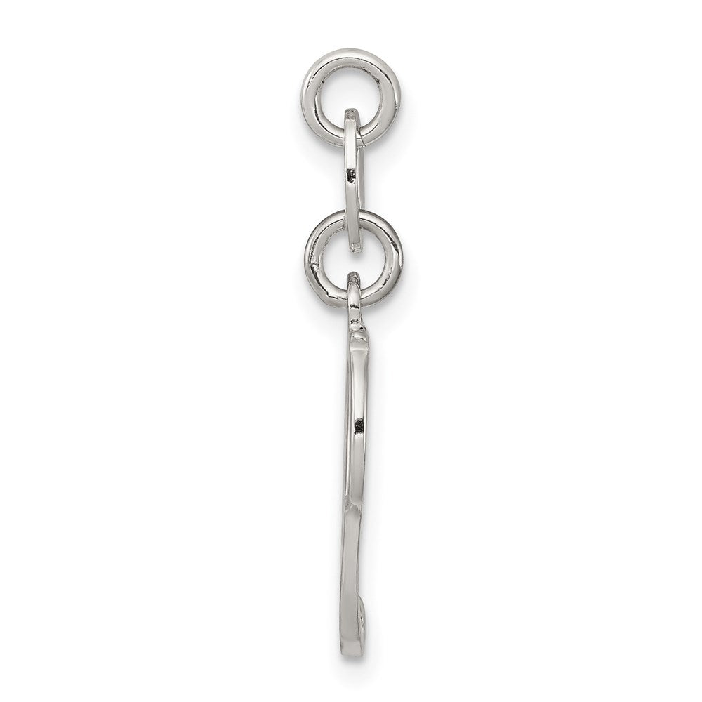 Sterlingsilber Buchstabe P Initiale Charm