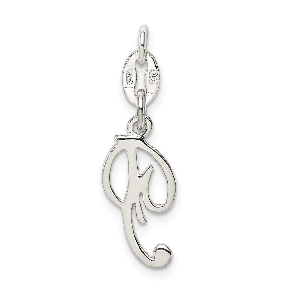 Sterlingsilber Buchstabe P Initiale Charm