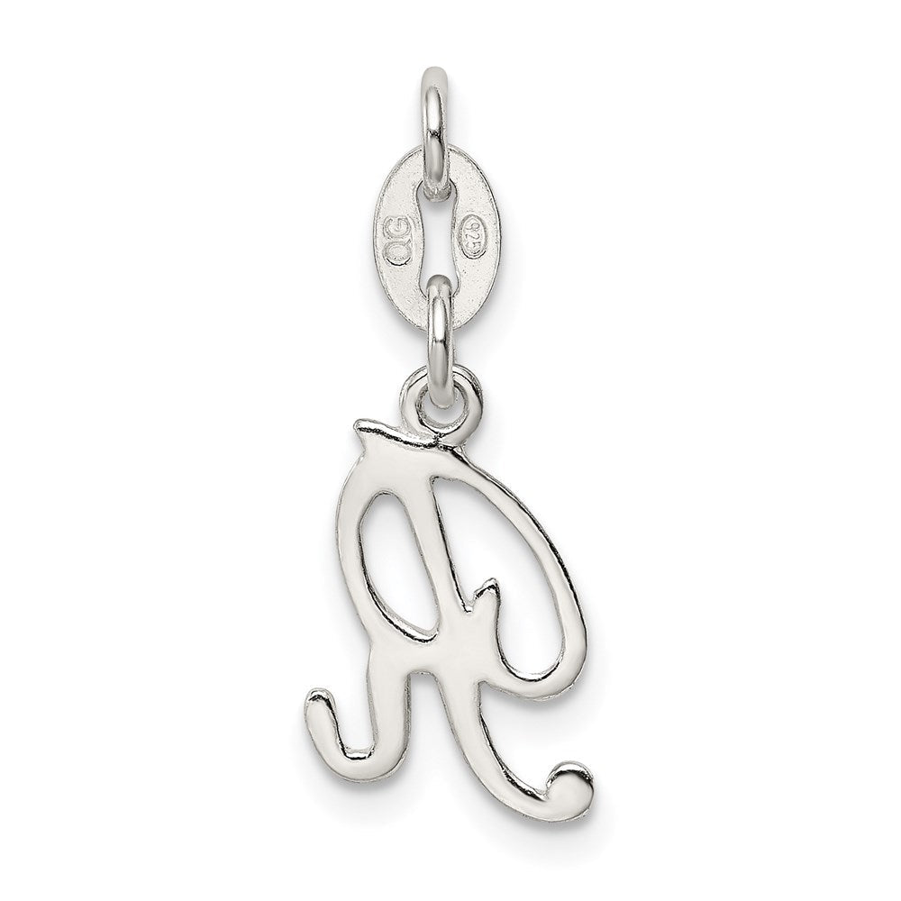 Sterlingsilber Buchstabe R Initiale Charm
