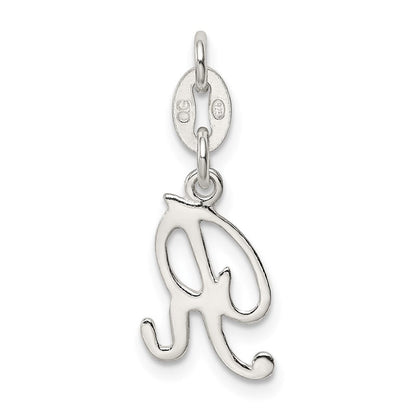 Sterlingsilber Buchstabe R Initiale Charm