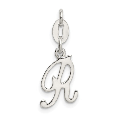 Sterlingsilber Buchstabe R Initiale Charm