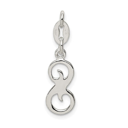 Sterlingsilber Buchstabe S Initiale Charm