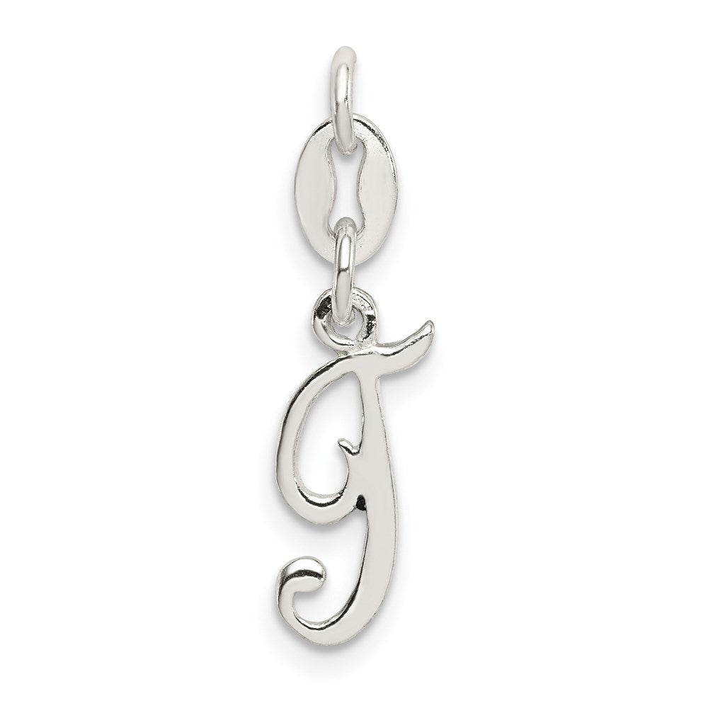 Sterlingsilber Buchstabe T Initiale Charm